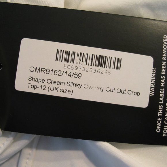 PrettyLittleThing | Slinky Cut Out Crop Top 8 NWT - Picture 2 of 3